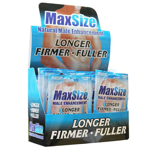 MaxSize Erectile Enhancement Formula 2 pack (24 per box)