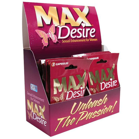 MaxDesire Female Enhancement Display (24 2 pill packs)