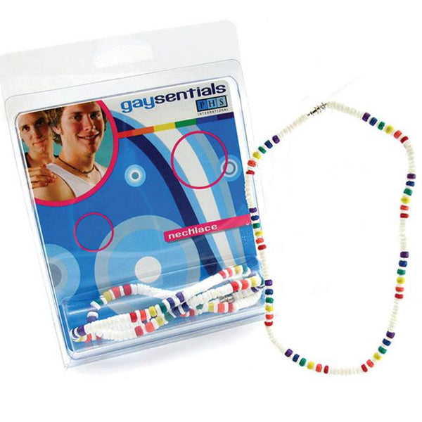 Gaysentials Rainbow Shell Necklace