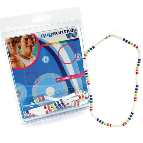 Gaysentials Rainbow Shell Necklace