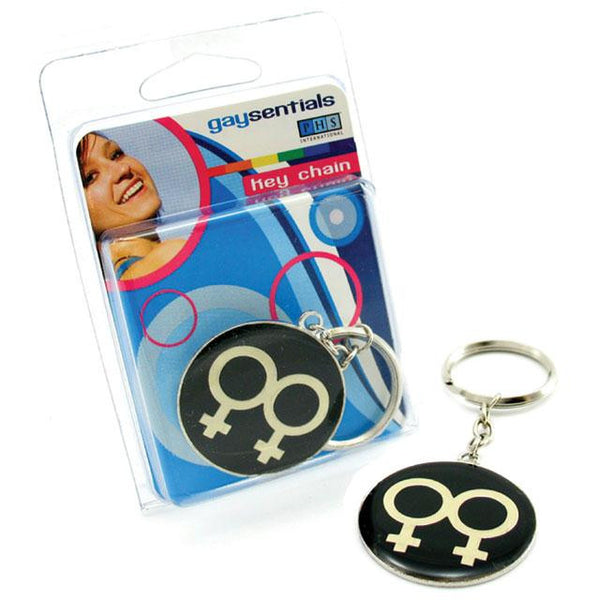 Gaysentials Metal Double Female Key Chain