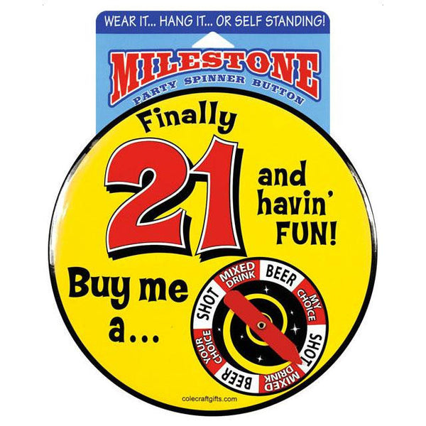 Finally 21 Spinner Button