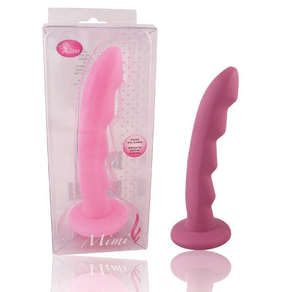 Blush Luxe Ai Silicone Dong With Ridges (Purple)