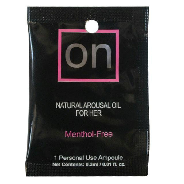 On Natural Arousal Oil For Her Packets 0.3ml-0.01oz (75-DP)