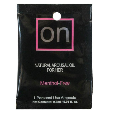 On Natural Arousal Oil For Her Packets 0.3ml-0.01oz (75-DP)