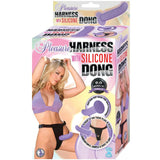 Pleasure Harness with Silicone Dong (Lavender)