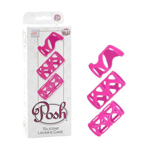 Posh Silicone Lovers Cage - Pink