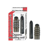 3 Speed Waterproof Bullet With Rabbit Orgasmic Stimulator (Black), Vibrators and Massagers, Nasstoys, Tickle Toys INC