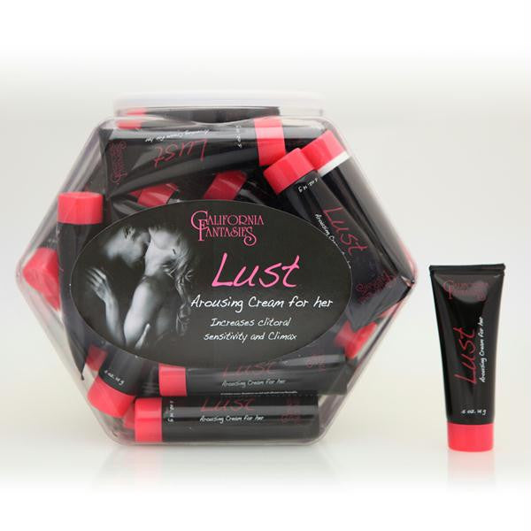 Lust Arousing Cream for Her 0.5oz Tubes (Bowl of 24)