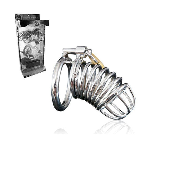 Master Series Penis Confinement Cage (Stainless Steel)