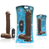 SI 10In Thick Cock w/Balls & Suction Cup Black