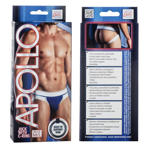 Apollo Jock with C-Ring - Blue M-L