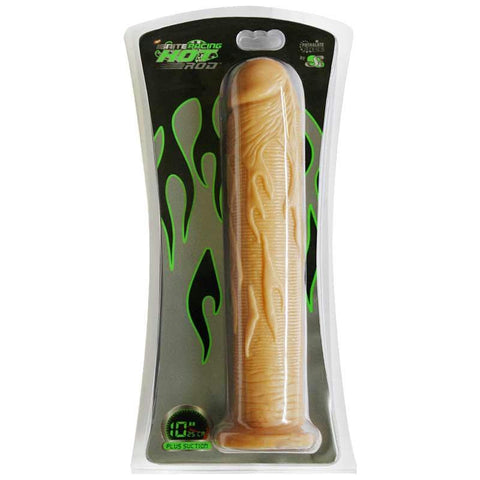 SI 10In Hot Rod w-Suction Cup Flesh