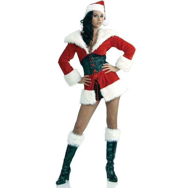 Short N' Sweet Santa Costume-XS-S