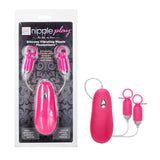 Nipple Play Silicone Vibrating Nipple Pleasurizer - Pink