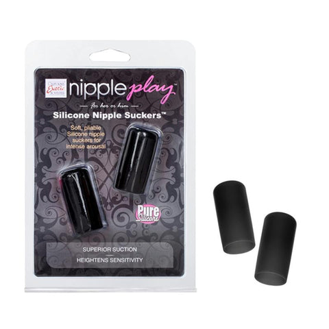 nipple play Silicone Nipple Suckers - Black