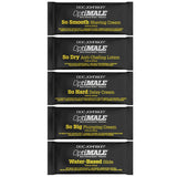 OptiMale - Bulk Pillow Paks - Assorted .24oz (120 Pieces) So Hard Delay Cream, Water Based, So Dry Anti-Chafing Lotion, So Big Plumping Cream, So Smooth Shaving Cream