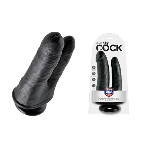 King Cock - Double Penetrator Black