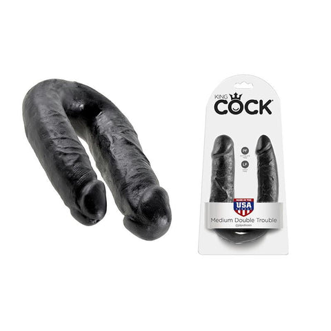 King Cock - Double Trouble Black Medium