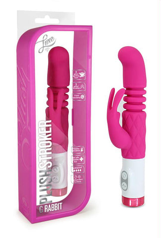 Blush G Rabbit Plush Stroker (Pink)