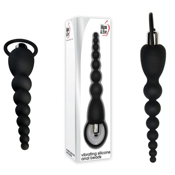 A&E Silicone Vibrating Anal Beads