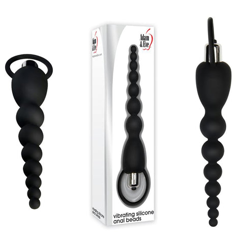 A&E Silicone Vibrating Anal Beads