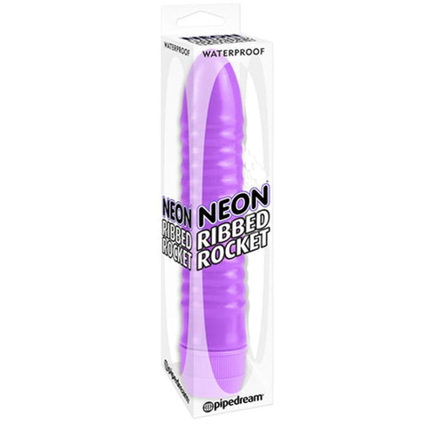 Neon Ribbed Rocket Purple