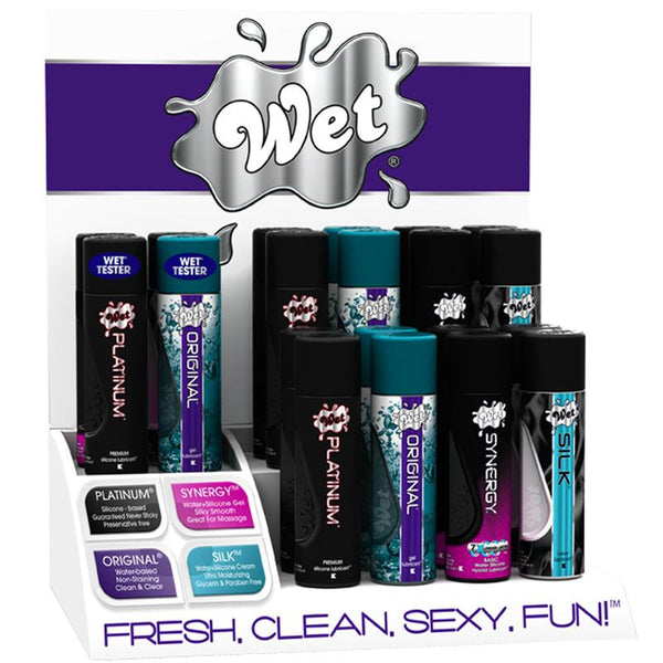 Wet Best Sellers Counter Top Display (4ea of 4 skus)