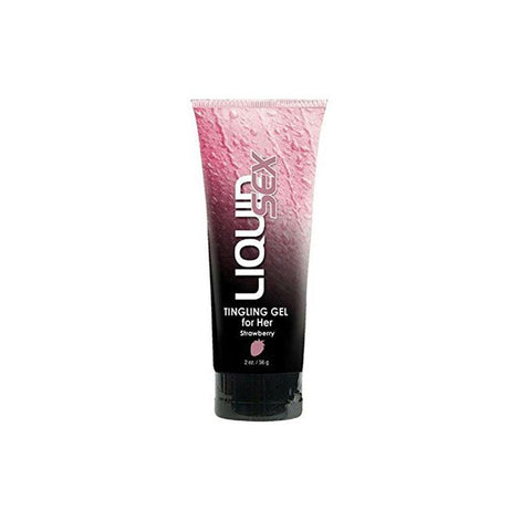 Liquid Sex Tingling Gel for Her, Strawberry 2 oz. (56 g) Tube