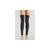 Acrylic Thigh High Leg Warmer Black O-S