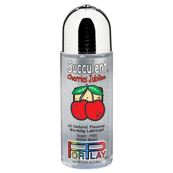 ForPlay Succulent Cherries Jubilee Flavored Warming Lubricant 5.25oz