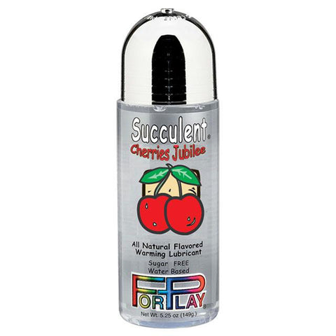 ForPlay Succulent Cherries Jubilee Flavored Warming Lubricant 5.25oz