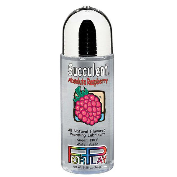 ForPlay Succulent Absolute Raspberry Flavored Warming Lubricant 5.25oz