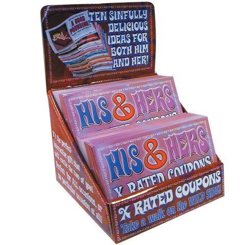 His & Hers X-Rated Coupons (Display of 36)
