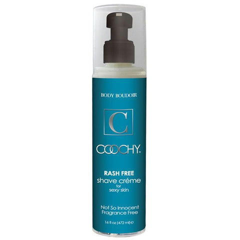 Coochy Rash-Free Shave Cream, Not So Innocent Fragrance Free, 16 fl oz, Pump Bottle