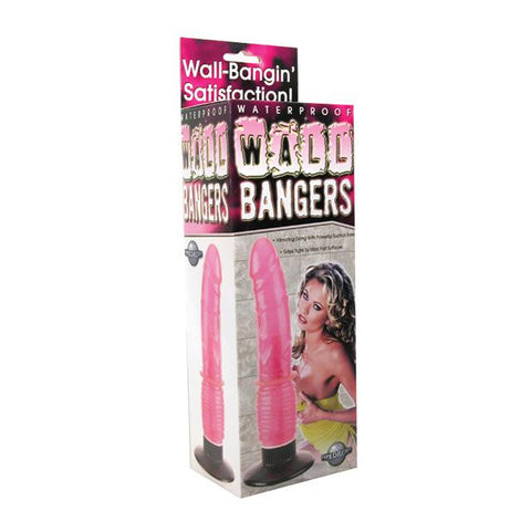 Waterproof Wall Bangers Pink w-Suction Cup