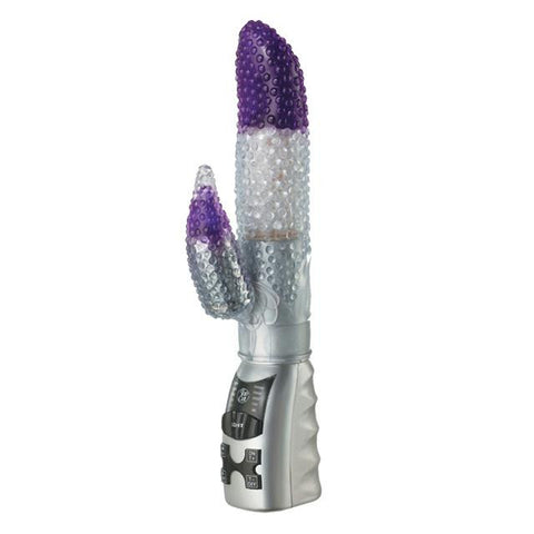 Studded Tongue Twister Vibrator (Purple)