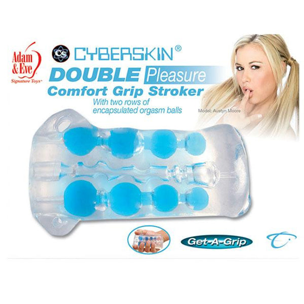 Cyberskin Double Pleasure Grip-Stroker