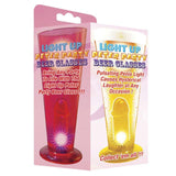 Light Up Peter Party Beer Glass (Clear)