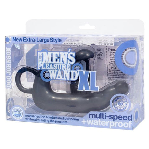 Mens Pleasure Wand - Extra-Large Charcoal