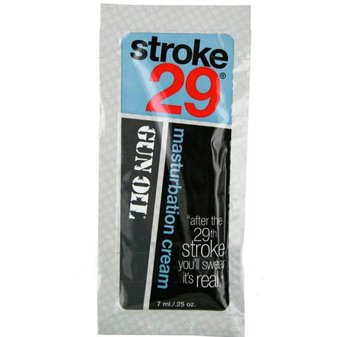 Stroke 29 Masturbation Cream (Bag of 50 Samples)
