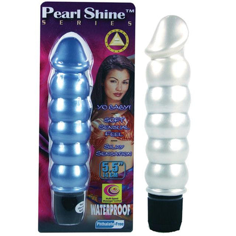 Pearl Sheens Ribbed (White)
