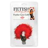 Fetish Fantasy Feather Love Cuffs Red