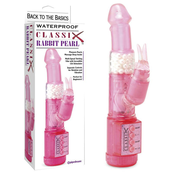 Blush Suave 7in. Dual Density Flexible Dong With Balls