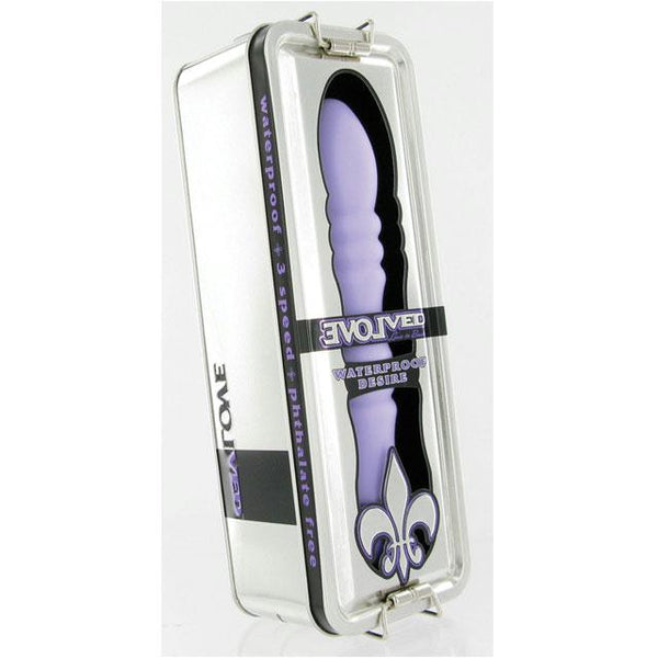 Basix Rubber Works - 6in. Dong with Suction Cup Purple