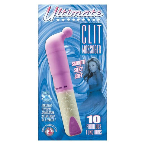 Ultimate Clit Massager 10X Waterproof Vibe (Purple)