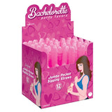 Bachelorette Party Favors Jumbo Pecker Straw Pink (Display of 48)
