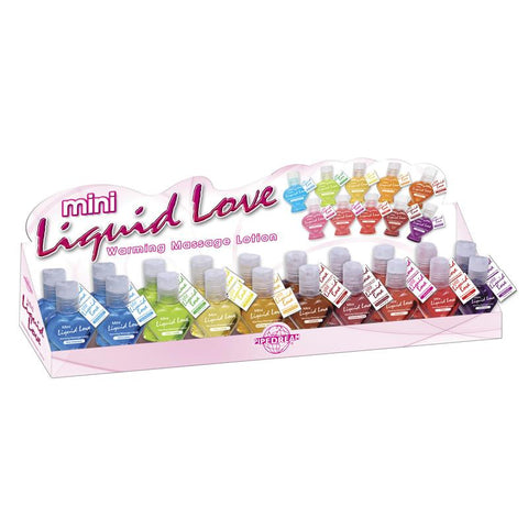 Mini Liquid Love Warming Massage Lotion (Display of 20)