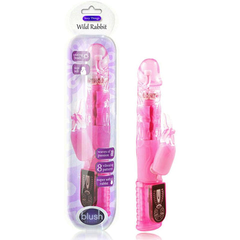 Blush Wild Rabbit Clit Stimulating Vibe (Pink)