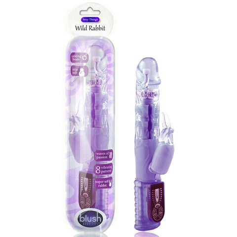 Blush Wild Rabbit Clit Stimulating Vibe (Purple)